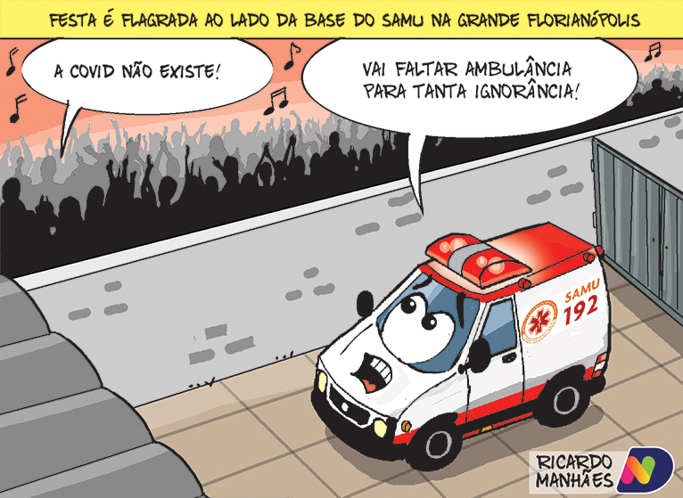Confira a Charge de Ricardo Manhães desta terça-feira (6)