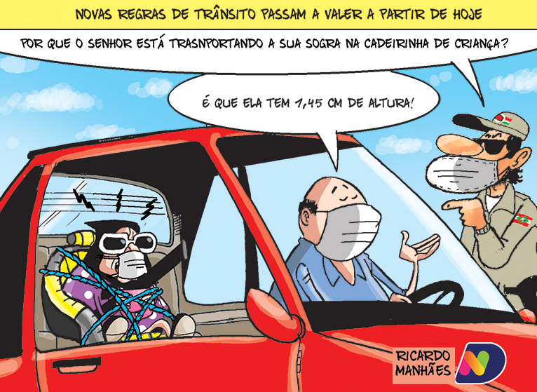 Confira a charge desta segunda-feira (12)