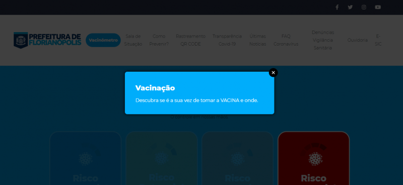 ChatBot permite identificar vez para aplica&ccedil;&atilde;o de vacina – Foto: Site PMF/Divulga&ccedil;&atilde;o/ND