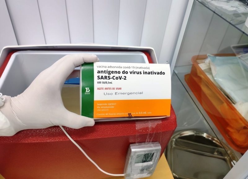 Doses da vacina Coronavac  sob suspeita foram distribuídas em Santa Catarina- Foto: Prefeitura de Xanxerê/Arquivo/ND