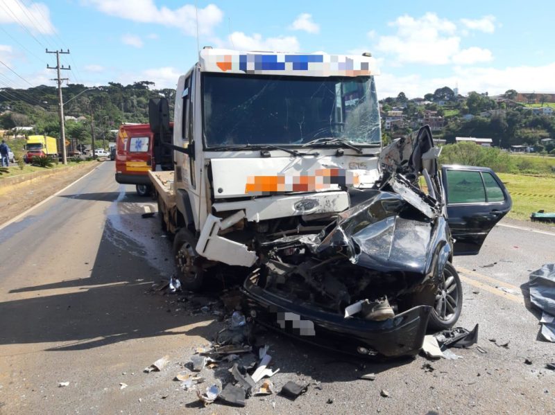 Jovem morreu na hora do impacto. – Foto: Corpo de Bombeiros/Divulgação/ND