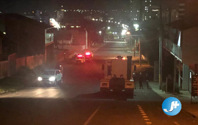 Crime ocorreu na noite do dia 15 de abril, no Centro de Canoinhas – Foto: Jmais