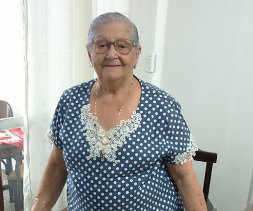 D. Hilda Molleri faleceu aos 90 anos em decorr&ecirc;ncia de uma embolia pulmonar – Foto: Reprodu&ccedil;&atilde;o Facebook