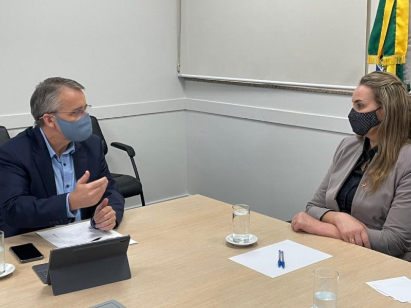 Prefeito de Blumenau esteve cumprindo agenda com Governadora nesta quinta-feira (22) – Foto: Divulga&ccedil;&atilde;o/ND