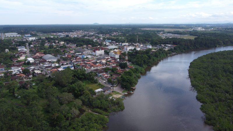 Araquari nasceu às margens do rio Parati, que hoje é berço do sustento de muitas famílias- Foto: Divulgação