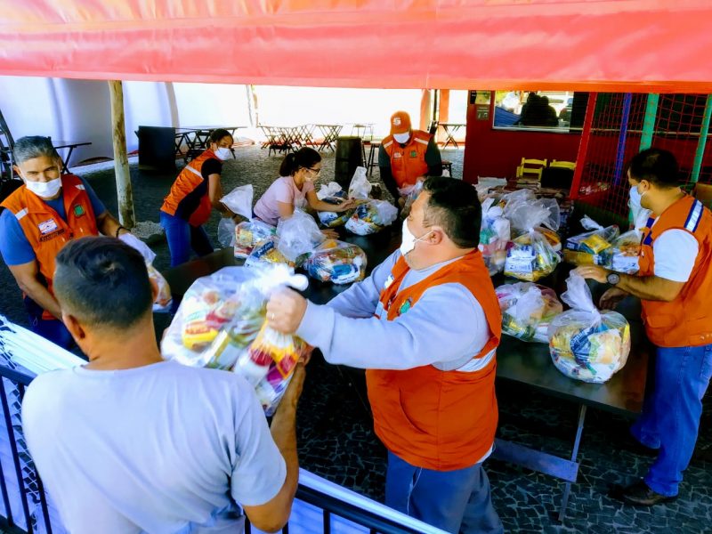 Doação de Alimentos Live do Bem – Foto Comunicação/PMG