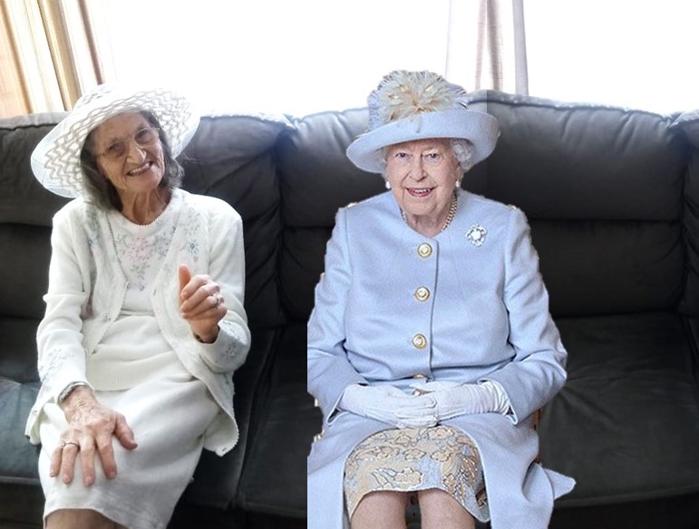 Vilma Fedrizzi Giotti &eacute; encantada pela monarca desde a inf&acirc;ncia – Foto: Arquivo pessoal/Divulga&ccedil;&atilde;o ND