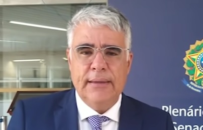 Também senador pelo Ceará, Eduardo Girão (Podemos) se declara independente. Ajudou a coletar assinaturas de colegas para ampliar os focos da investigação, uma reivindicação do presidente – Foto: Reprodução/Youtube