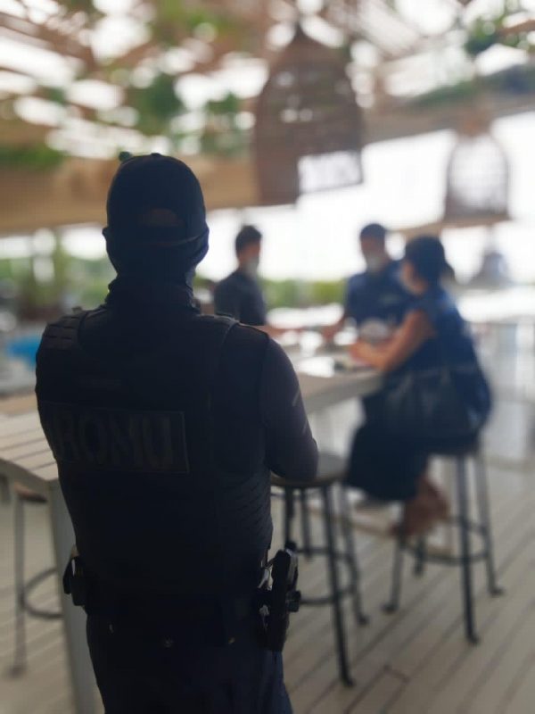 Força-tarefa segue fiscalizando medidas de controle da pandemia em Florianópolis – Foto: Divulgação/GMF