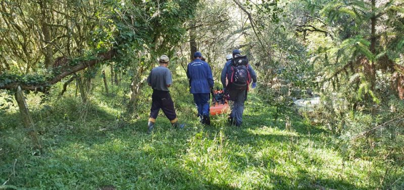 Homem de 50 anos foi encontrado com edemas no corpo, hipotermia e desidratação – Foto: Divulgação/CBMSC