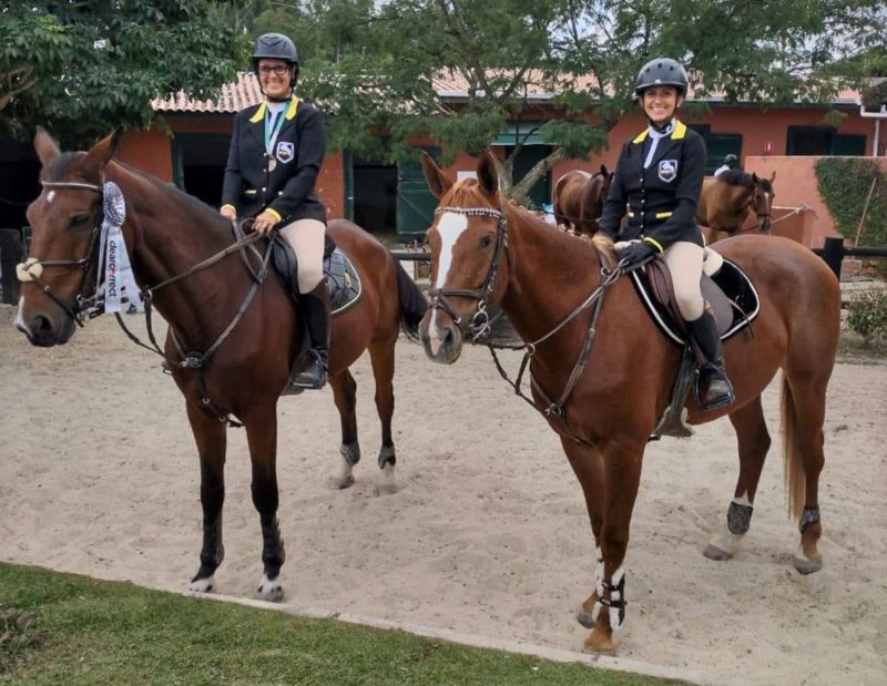 Francis e Isabella na Sociedade Hípica Paranaense, em Curitiba – Foto: Divulgação/ND