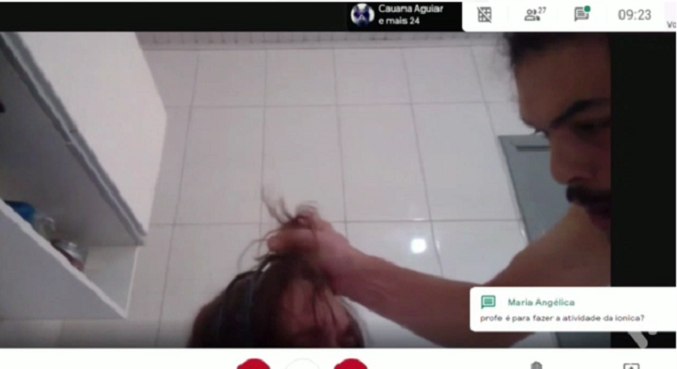 Garoto &eacute; agredido por padrasto e c&acirc;mera ligada em aula registra momento – Foto: Divulga&ccedil;&atilde;o/ ND