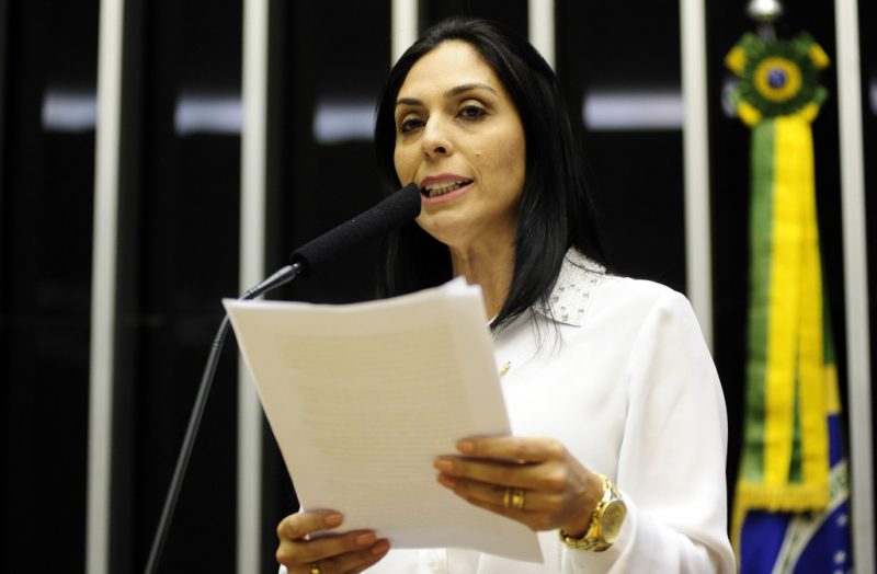 Deputada federal Geov&acirc;nia de S&aacute; ficou como suplente nas elei&ccedil;&otilde;es deste ano e assume a cadeira no lugar de Carmen Zanotto – Foto: Gustavo Lima/ND