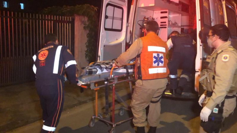 Homem chegou a ser socorrido, mas PM confirmou o óbito – Foto: Ricardo Alves/NDTV