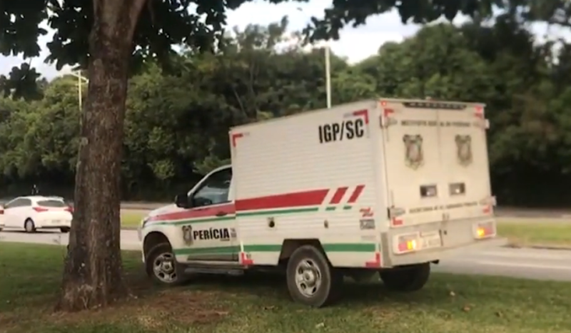 IML tem apenas uma viatura para atendimentos na Grande Florianópolis – Foto: Reprodução/NDTV RecordTV