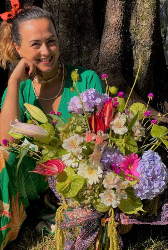 Juliana Hames criou o movimento #eumevistodeflores – Foto: Divulga&ccedil;&atilde;o/ND