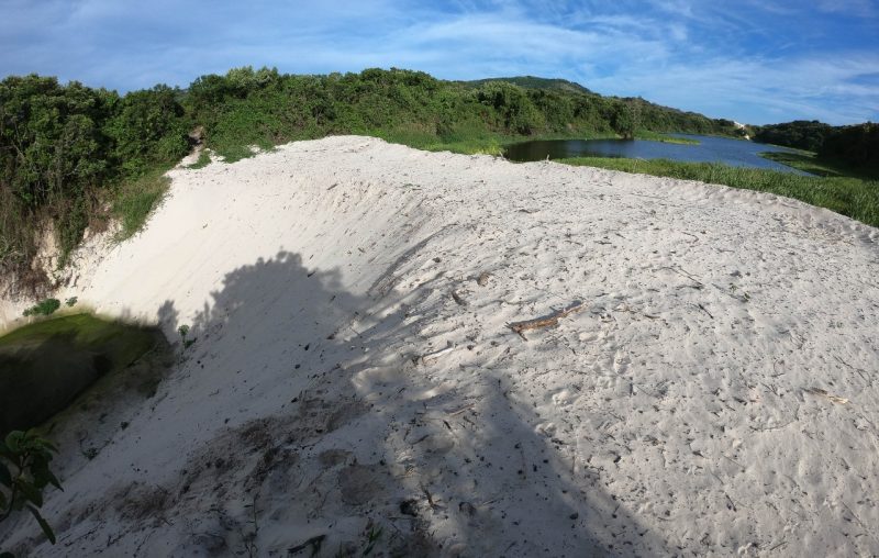 Lago artificial da Casan na Lagoa da Conceição