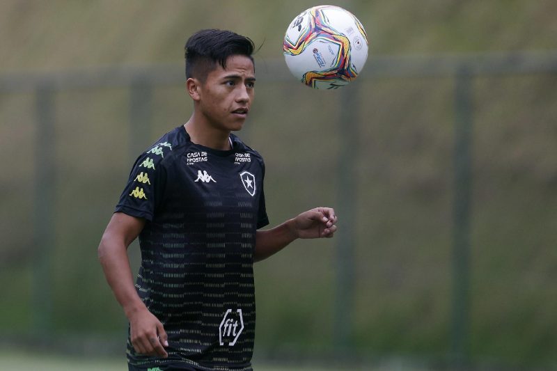 Atacante Lecaros pode reforçar o Avaí – Foto: Vitor Silva/Botafogo