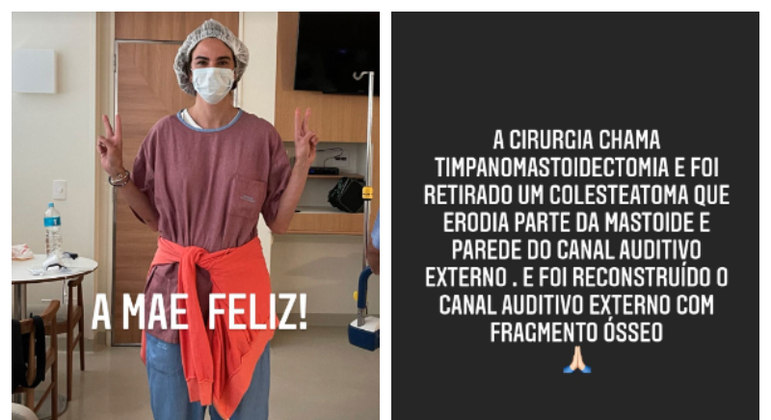 Luciana Gimenez acompanhou a cirurgia do filho – Foto: Reprodução/Instagram
