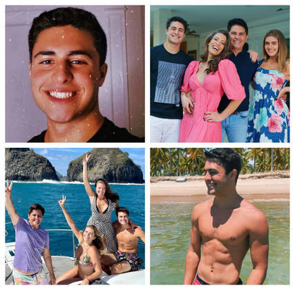 Luigi Cesar, filho caçula de Cesar Filho e Elaine Mickely, é discreto, mas toda vez que posta algum clique nas redes sociais, “bomba”. Aos 17 anos, o jovem já coleciona cerca de 30 mil seguidores no Instagram, em sua maioria garotas que não economizam adjetivos quando o assunto é a beleza do rapaz. Apesar de tímido, Luigi conversou com o R7 e falou sobre o sucesso na web, a relação com os pais famosos e sua grande paixão: o São Paulo Futebol Clube – Foto: Reprodução/Instagram/ND