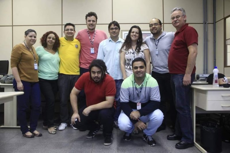 Registro mostra a passagem de Luiz Fernando Cardoso como editor no jornal Notícias do Dia de Joinville – Foto: Redes sociais