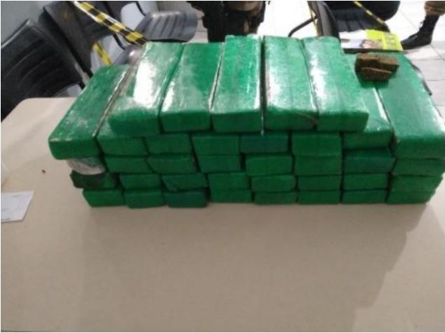 Apreensão da droga aconteceu no fim de semana em Chapecó – Foto: Polícia Militar/Divulgação