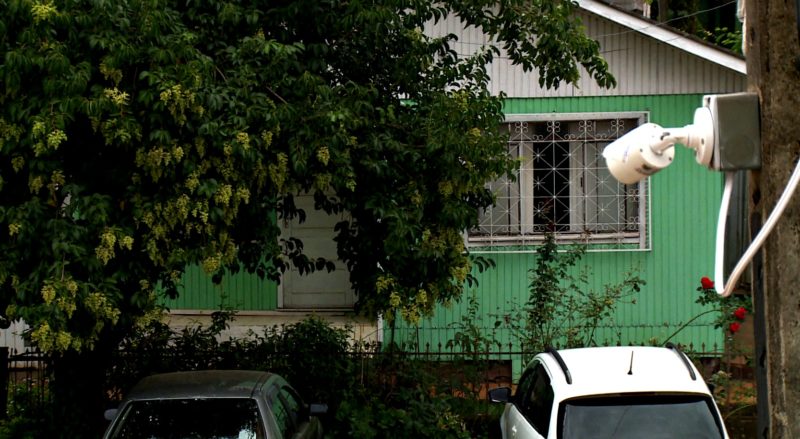 Câmera de monitoramento flagrou intensa movimentação no local na madrugada – Foto: Roberto Bortolanza/NDTV/ND