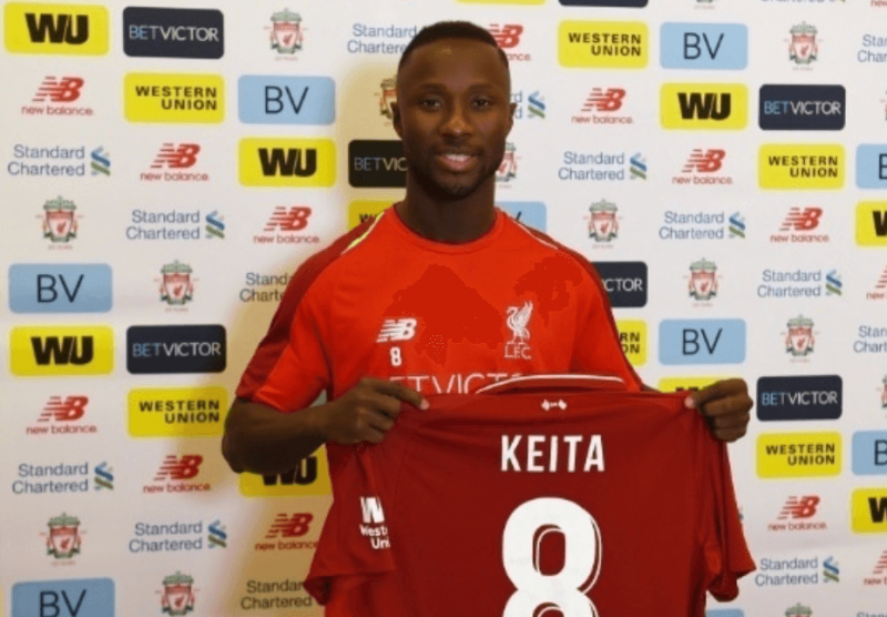 Nabi Keyta, do Liverpool, v&iacute;tima de racismo. Casos se multiplicam na Europa – Foto: Divulga&ccedil;&atilde;o