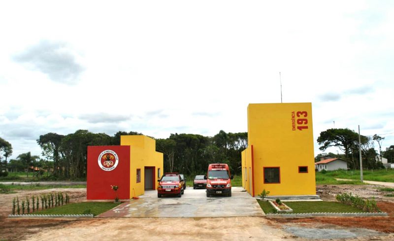 Nova sede dos bombeiros militares na praia do Ervino foi inaugurada em março – Foto: Arquivo pessoal/ND