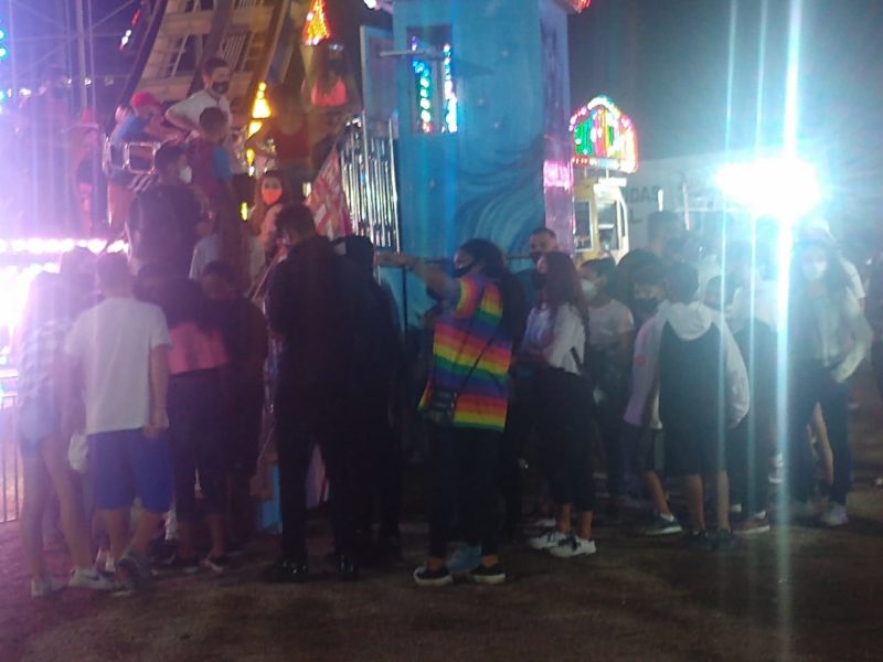 Parque de divers&otilde;es foi interditado por conta de aglomera&ccedil;&otilde;es – Foto: PMF/Divulga&ccedil;&atilde;o/ND