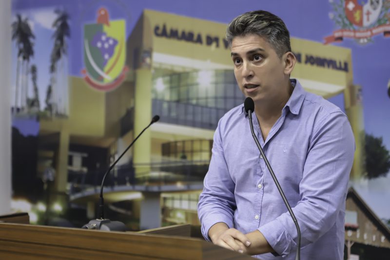 Vereador quer multa para quem não comparecer ao horário marcado para a vacinação em Joinville – Foto: Mauro Artur Schlieck/ND