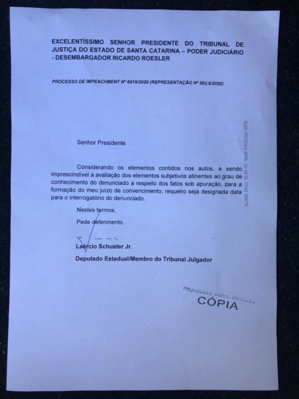 Deputado Schuster quer ouvir governador no Tribunal misto – Foto: arquivo