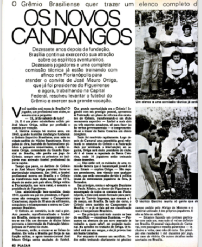 A aventura chegou a ganhar destaque nas páginas da revista Placar, na edição de18 de fevereiro de 1977 – Foto: Placar/reprodução