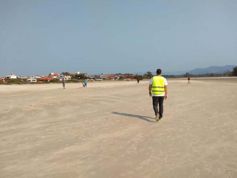 Praias de Imbituba estão fechadas durante o feriado – Foto: Prefeitura de Imbituba/Divulgação