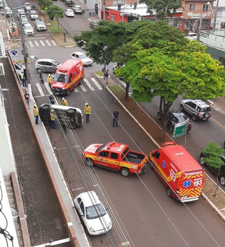 Acidente ocorreu na manh&atilde; desta segunda-feira (12). – Foto: Reprodu&ccedil;&atilde;o/ND
