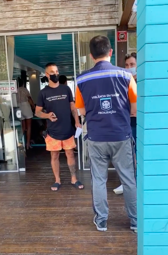 Restaurante em Florian&oacute;polis &eacute; interditado duas vezes no mesmo fim de semana – Foto: Reprodu&ccedil;&atilde;o/Redes sociais/ND