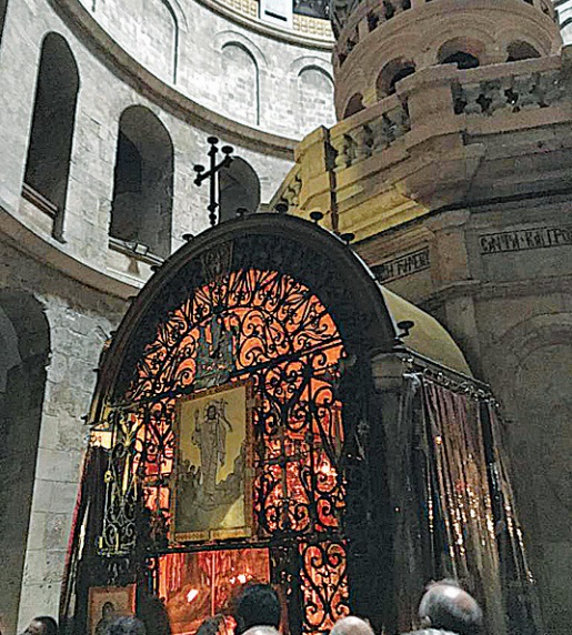 Sepulcro na Edícula – Foto: Moacir Pereira/Arquivo Pessoal