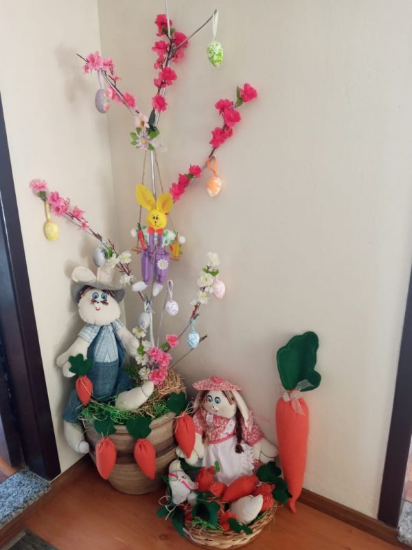 Ficou muito charmoso esse cantinho. Que decoração bonita que Eduardo Lopes, do bairro Nova Brasília, Joinville, nos mandou. – Foto: Eduardo Lopes/Divulgação ND