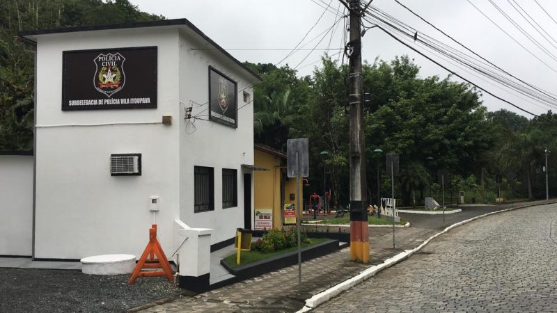 Subdelegacia da Polícia Civil tinha quase 40 anos de atuação no distrito e foi desativada em 2019. – Foto: Divulgação Intendência da Vila Itoupava