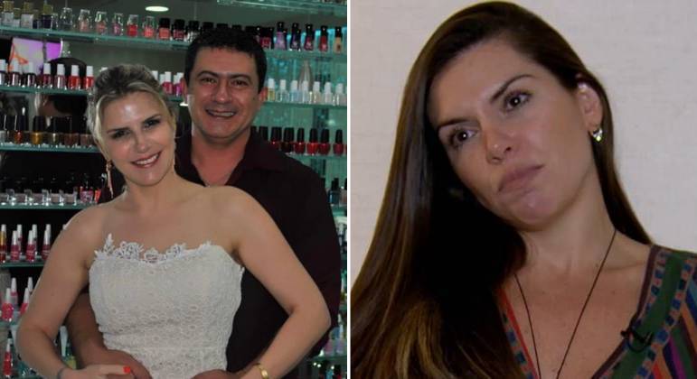 Alessandra Veiga e Tom Veiga (esq.); Cybelle Herm&iacute;nio (dir.) – Foto: Reprodu&ccedil;&atilde;o/Instagram e Record TV