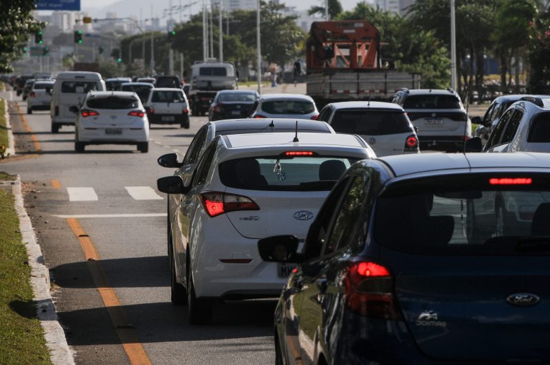 Terça-feira ainda marcada pelos reflexos nas alterações no Código Brasileiro de Trânsito.  – Foto: Leo Munhoz/ND