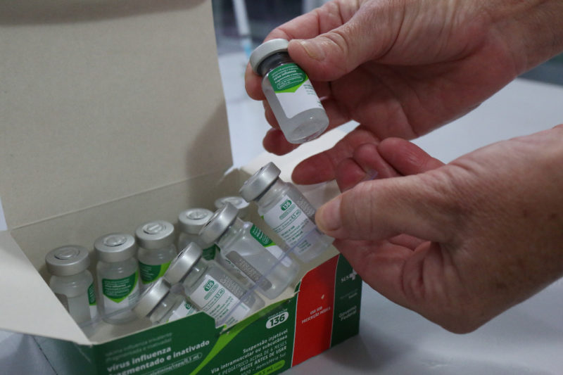 Vacinação contra a gripe iniciou nesta segunda-feira (12) em Joinville &#8211; Foto: Prefeitura de Joinville/Divulgação