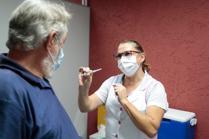 Município abriu novas vagas nesta quarta-feira (7); vacinação deste grupo iniciou na segunda-feira (5) – Foto: Divulgação/ND