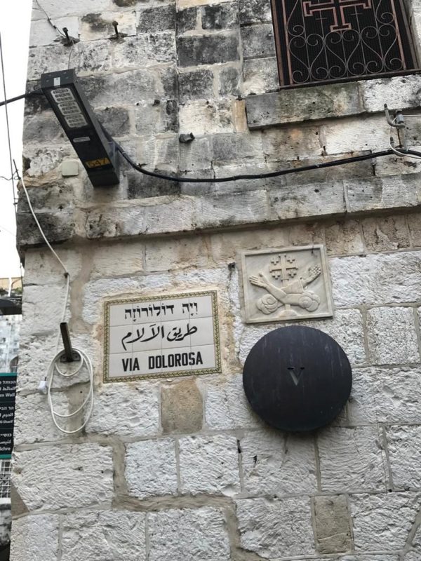 Via Dolorosa: a Cruz dos Franciscanos – Foto: Moacir Pereira