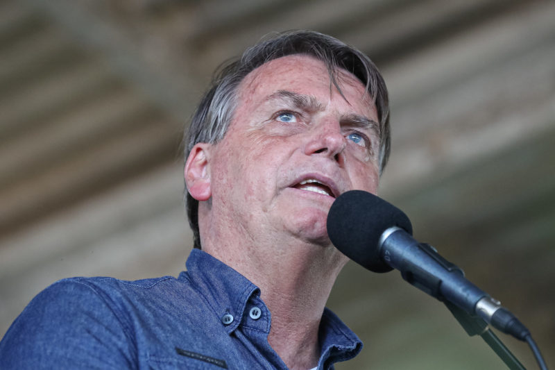Presidente Jair Bolsonaro durante cerim&ocirc;nia no Maranh&atilde;o – Foto: Isac N&oacute;brega/PR/Divulga&ccedil;&atilde;o/ND