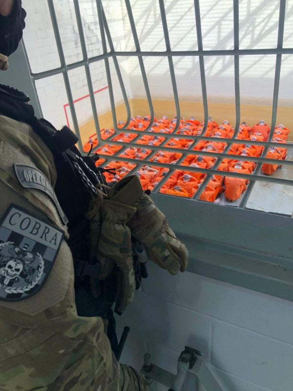 Detentos envolvidos na confus&atilde;o responder&atilde;o por ao menos quatro crimes – Foto: PMSC/Divulga&ccedil;&atilde;o