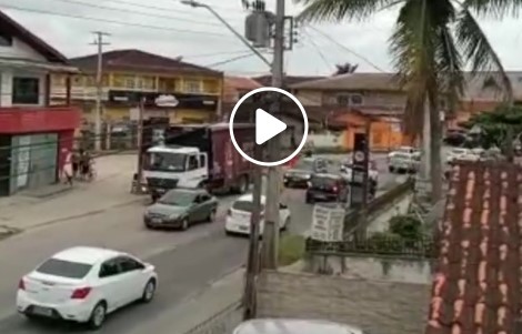 Acidente em Joinville causou reação nas redes sociais – Foto: Redes sociais/ND
