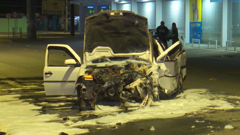 Acidente aconteceu na noite de s&aacute;bado (29) e imagens impressionam – Foto: Marcelo Tomazelli/NDTV