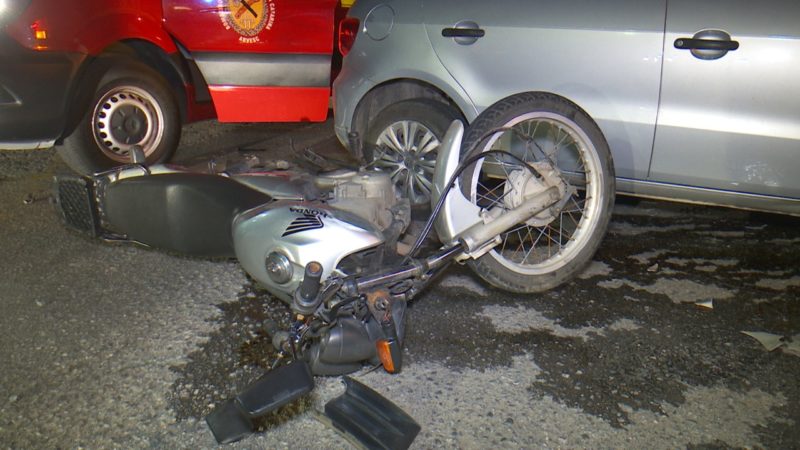 Jovem foi atingido por carro quando sa&iacute;a do trabalho na noite de segunda-feira (24) – Foto: Ricardo Alves/NDTV