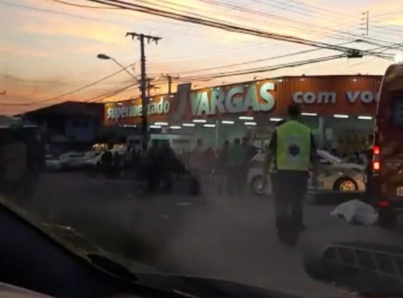 Acidente no bairro Forquilinhas, em São José – Foto: Divulgação/ND
